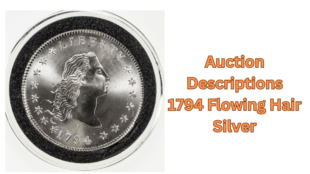 Auction Descriptions:1794 Flowing Hair Silver