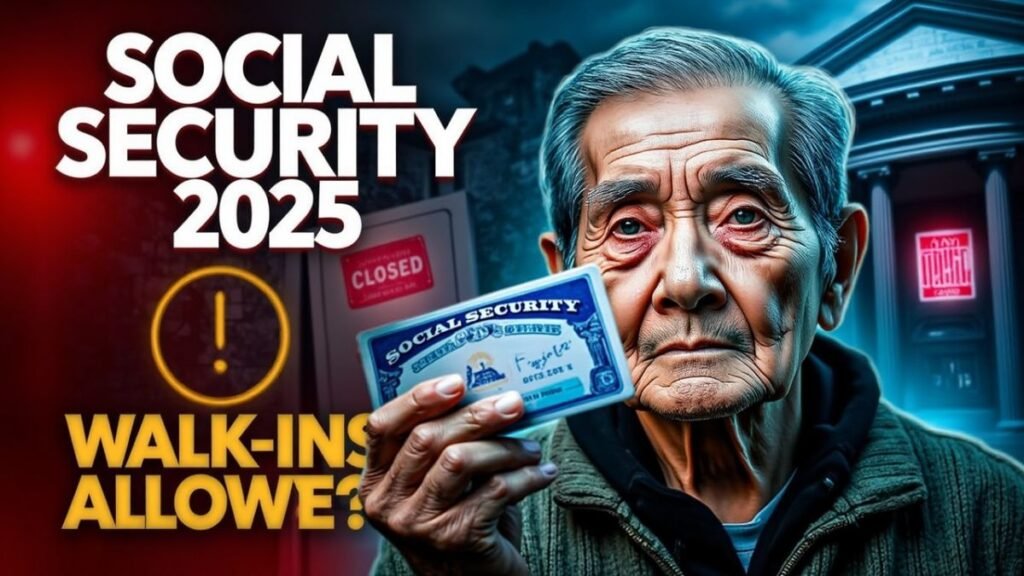 Are Social Security offices open for walk-ins in 2025?