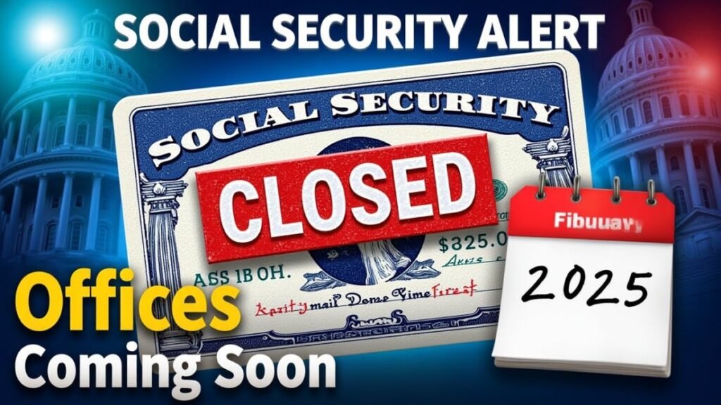 Social Security update: upcoming office closing in February 2025