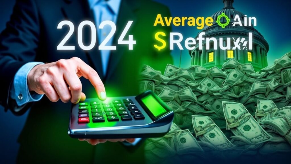 IRS: What was the average tax refund direct deposit in 2024?